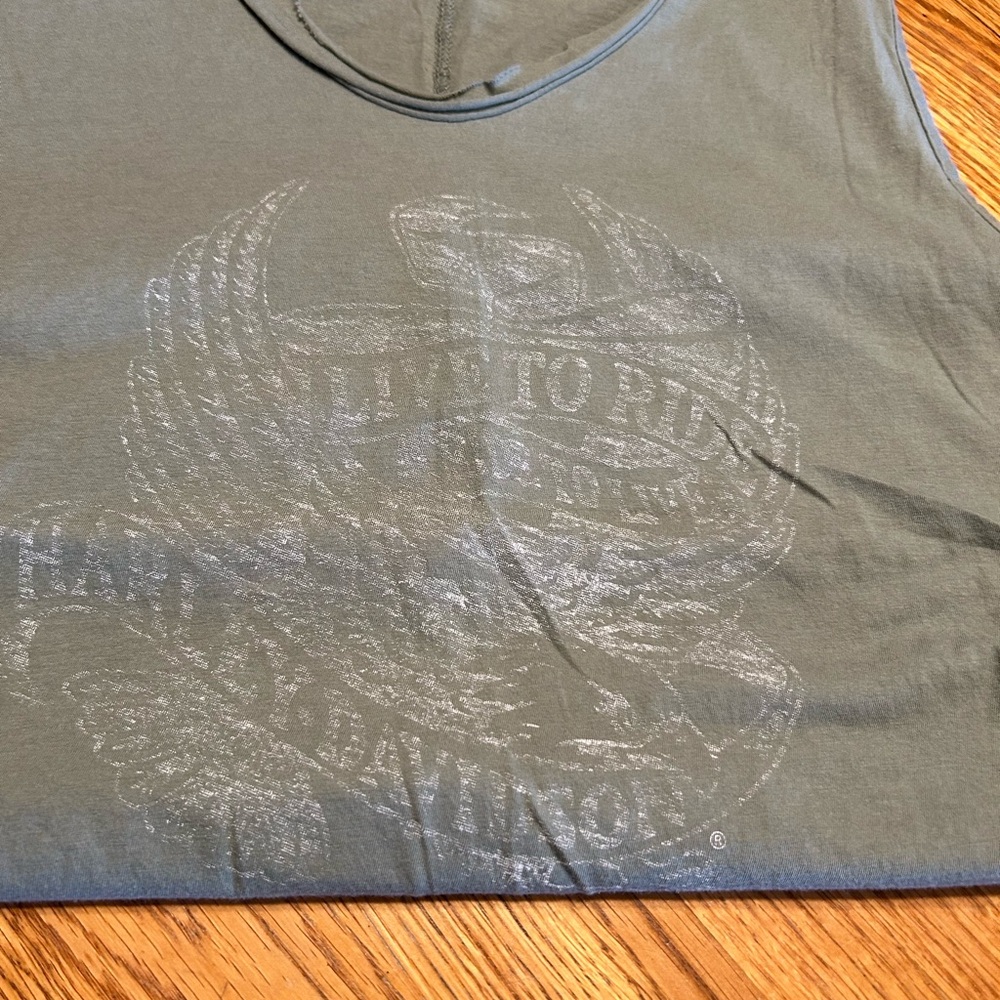 Harley Davidson “Live to ride Ride to live” tank top